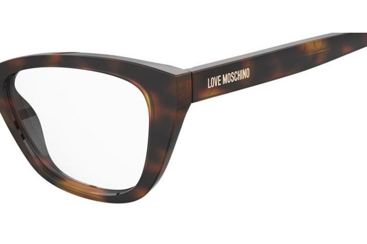 Glasses Love Moschino MOL636 05L Cat Eye Havanna