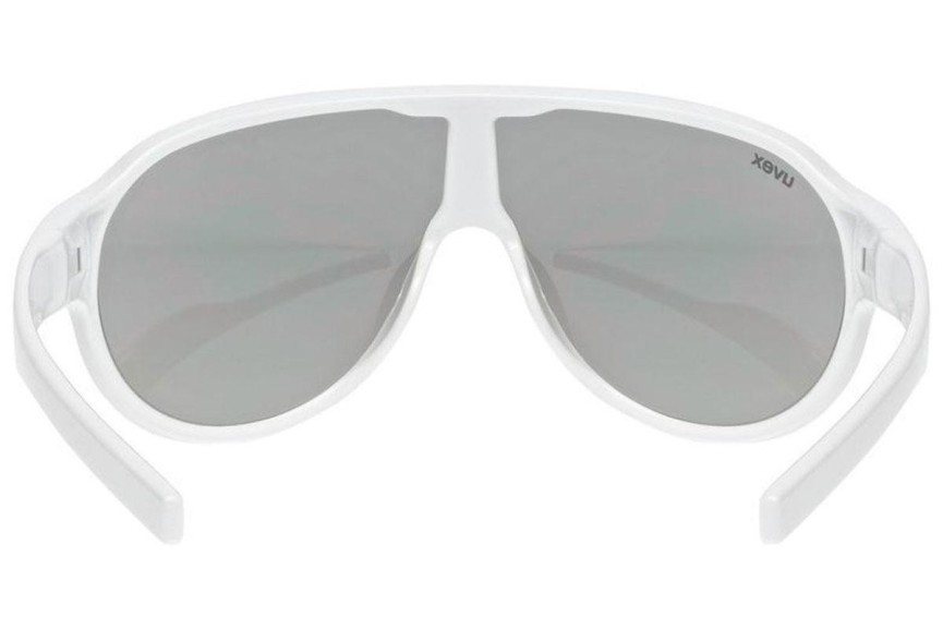 Sonnenbrille uvex sportstyle 512 White S3 Monoscheibe | Shield Weiß