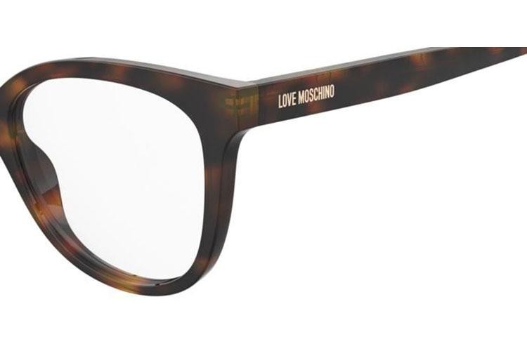 Glasses Love Moschino MOL635 05L Cat Eye Havanna