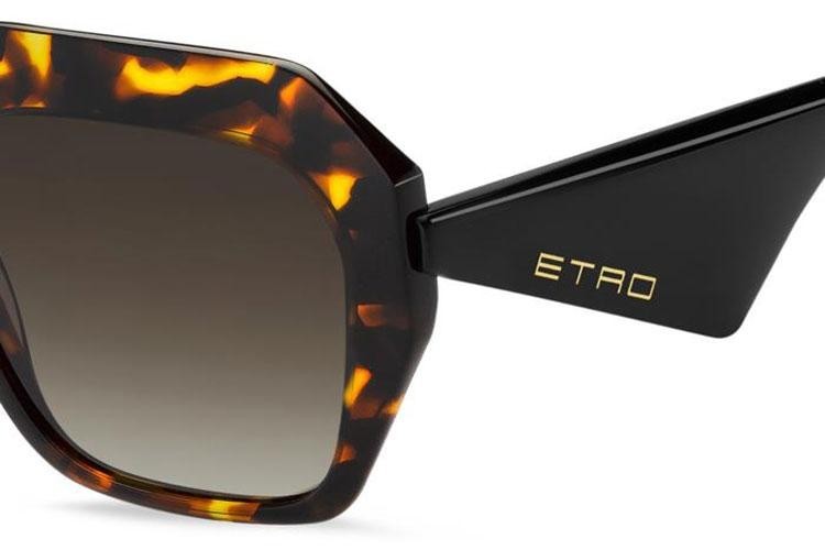 Sonnenbrille Etro ETRO0043/S 086/HA Quadratisch Havanna