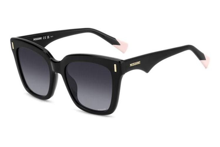 Sonnenbrille Missoni MIS0206/G/S 807/9O Rechteck Schwarz