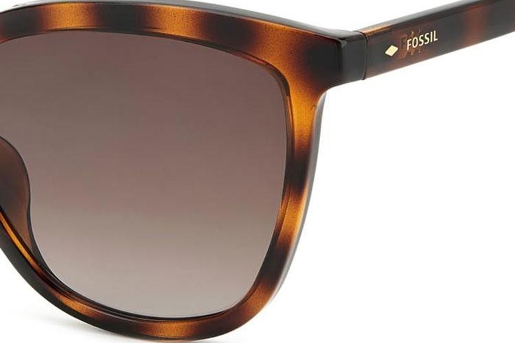 Sonnenbrille Fossil FOS2115/G/S 05L/HA Cat Eye Havanna