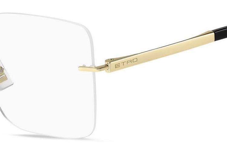 Glasses Etro ETRO0036 J5G Quadratisch Gold