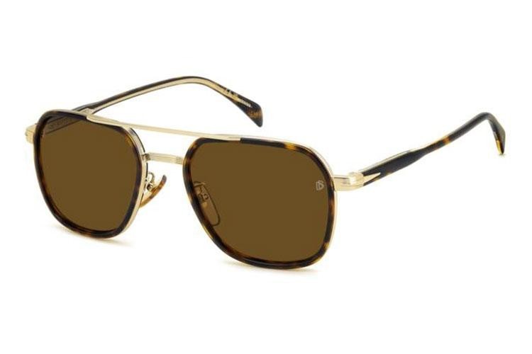 Sunglasses David Beckham DB1161/S 2IK/70 Rechteck Gold