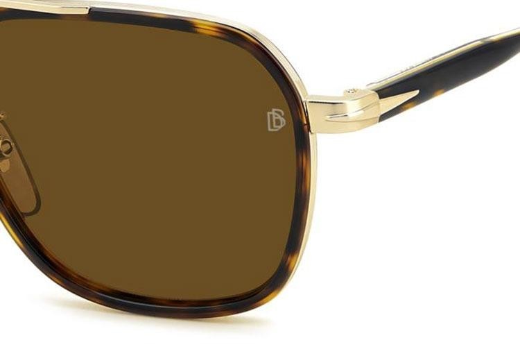 Sonnenbrille David Beckham DB1161/S 2IK/70 Rechteck Gold