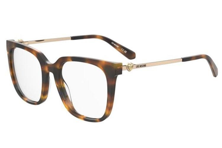 Glasses Love Moschino MOL643 05L Quadratisch Havanna