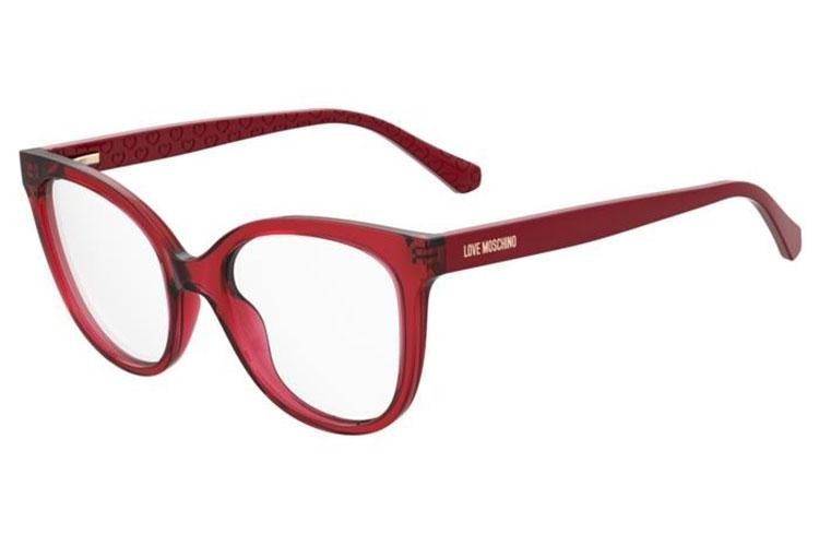 Glasses Love Moschino MOL635 C9A Cat Eye Rot