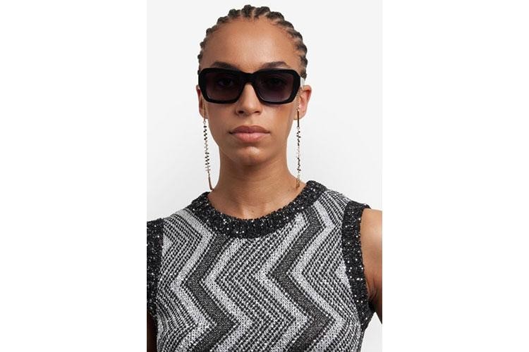 Sunglasses Missoni MIS0193/G/S 807/9O Rechteck Schwarz