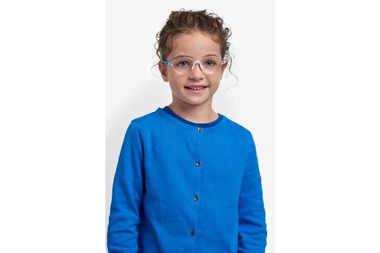 Glasses Polaroid Junior PLDD840 900 Oval Kristall