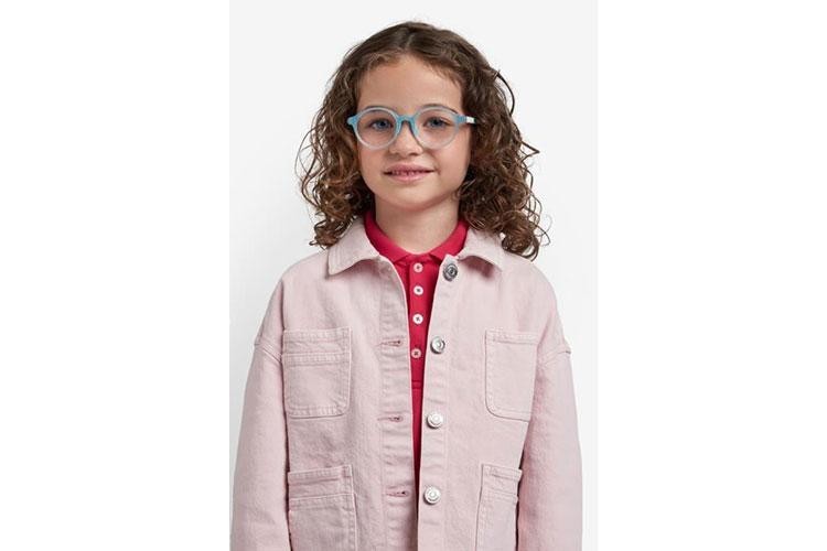 Glasses Polaroid Junior PLDD841 MVU Rund Blau