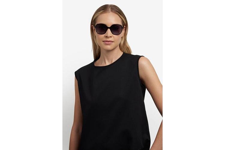 Sunglasses Carolina Herrera HER0278/S 807/9O Quadratisch Schwarz