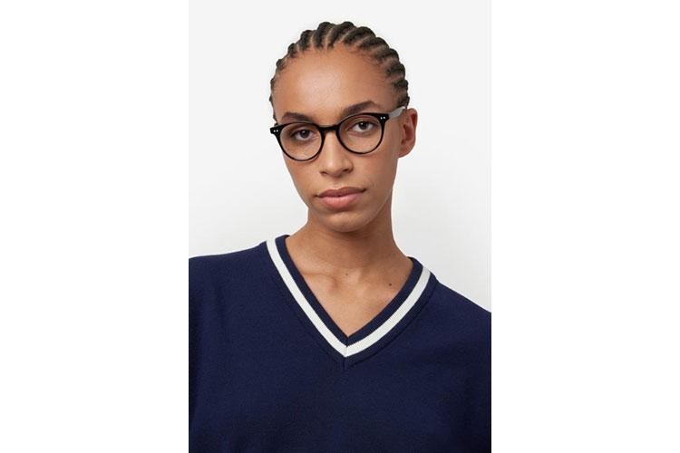 Glasses Tommy Hilfiger TH2161 807 Rund Schwarz