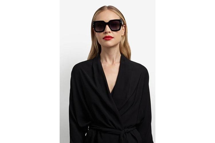 Sunglasses Carolina Herrera HER0255/S 807/9O Quadratisch Schwarz