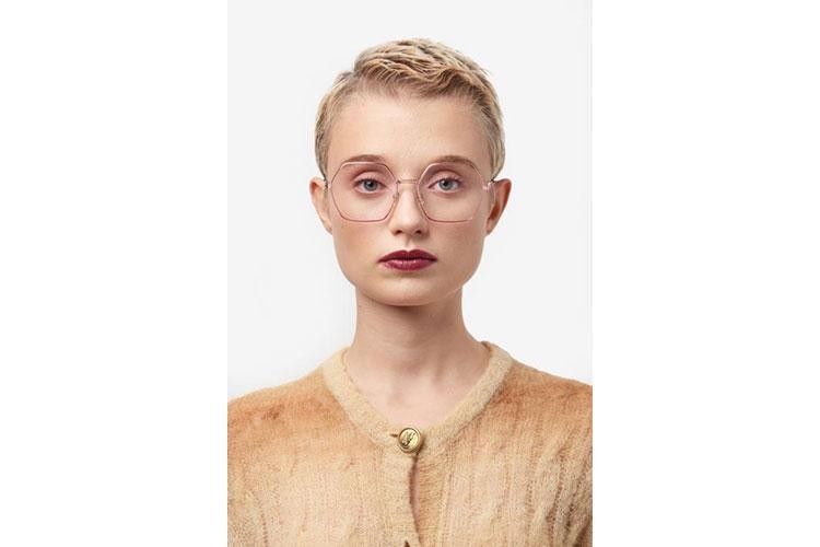 Glasses Etro ETRO0025 94B Rechteck Rosa