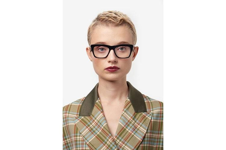 Glasses Etro ETRO0007 807 Rechteck Schwarz