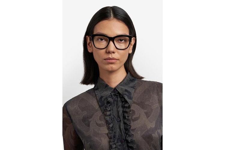 Glasses Etro ETRO0048 807 Rechteck Schwarz