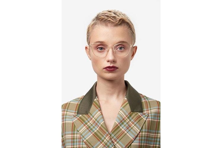 Glasses Etro ETRO0023 000 Cat Eye Gold