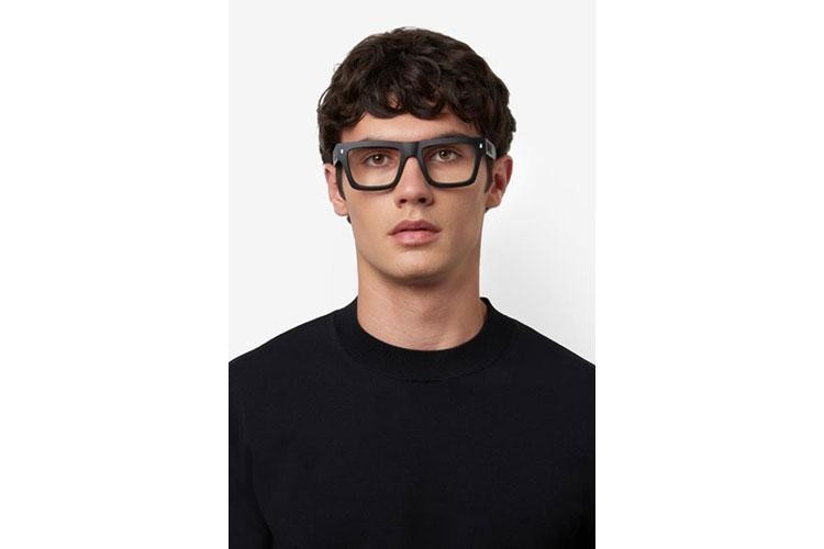 Glasses Dsquared2 ICON0023 003 Rechteck Schwarz