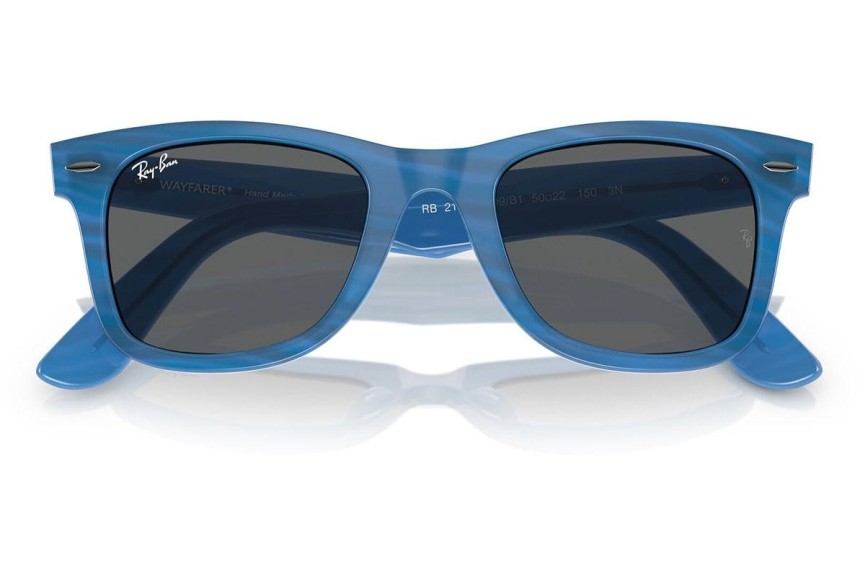 Sonnenbrille Ray-Ban Wayfarer Change Collection RB2140 1409B1 Quadratisch Blau