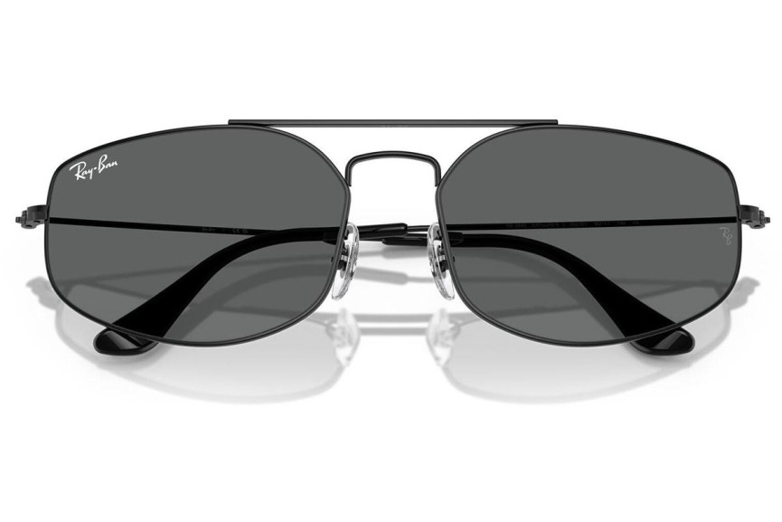 Sonnenbrille Ray-Ban RB3845 002/B1 Rechteck Schwarz