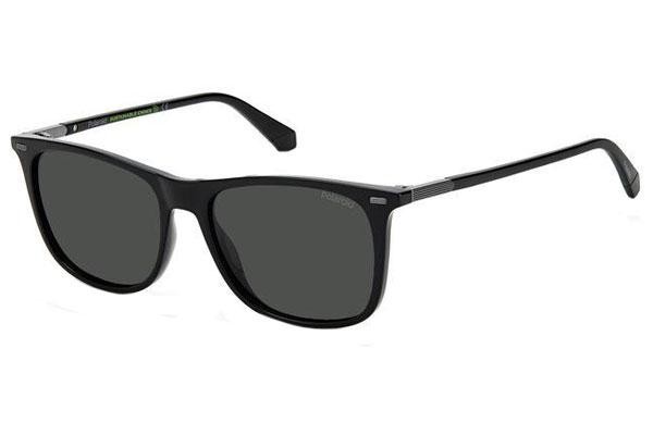 Sonnenbrille Polaroid PLD2109/S 807/M9 Polarized Quadratisch Schwarz