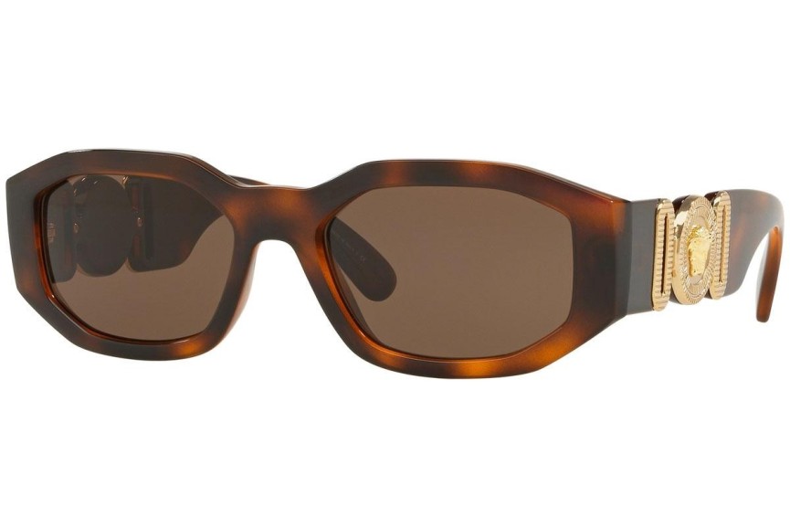 Sunglasses Versace Medusa Biggie VE4361 521773 Oval Havanna