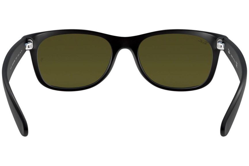 Sunglasses Ray-Ban New Wayfarer Flash RB2132 622/17 Quadratisch Schwarz