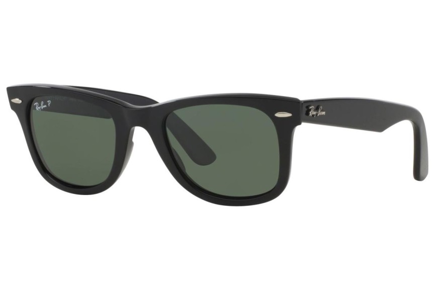 Sonnenbrille Ray-Ban Wayfarer Classic RB2140 901/58 Polarized Quadratisch Schwarz