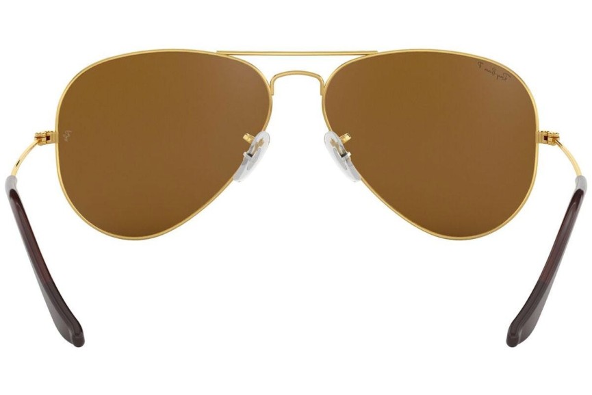 Sonnenbrille Ray-Ban Aviator Classic RB3025 001/57 Polarized Pilot Gold