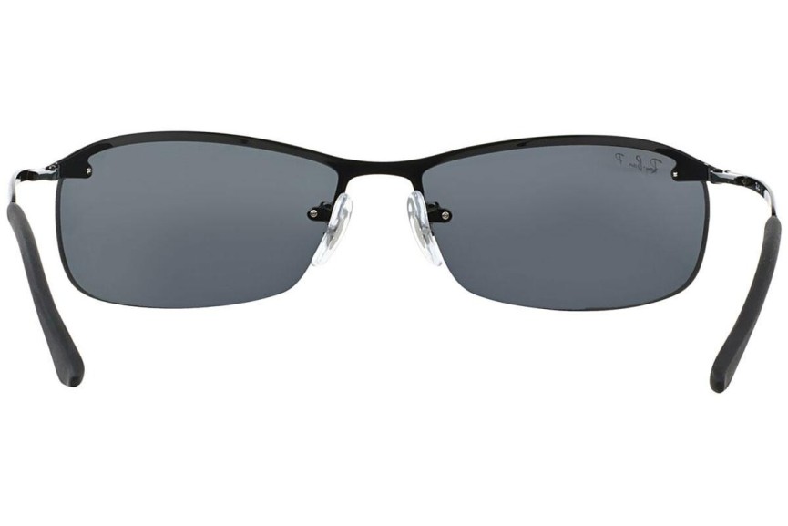 Sunglasses Ray-Ban RB3183 002/81 Polarized Rechteck Schwarz