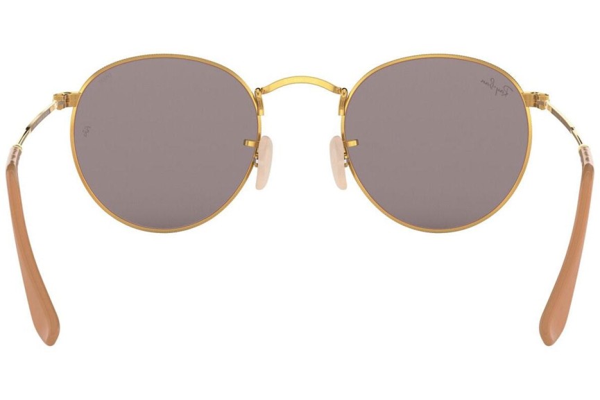 Sonnenbrille Ray-Ban Round Metal Evolve RB3447 9064V8 Rund Gold