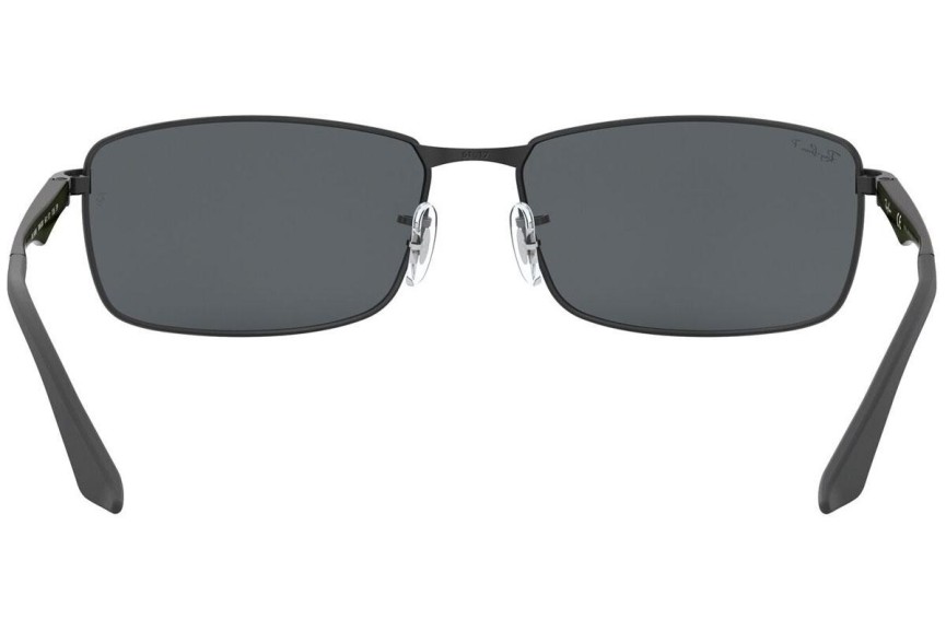 Sonnenbrille Ray-Ban RB3498 006/81 Polarized Rechteck Schwarz