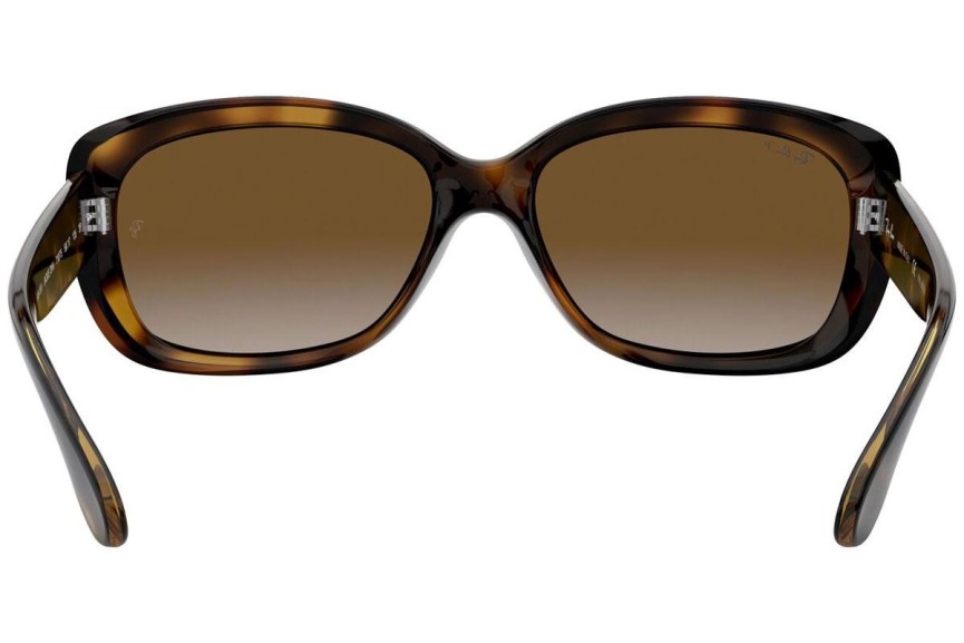 Sonnenbrille Ray-Ban Jackie Ohh RB4101 710/T5 Polarized Groß Havanna