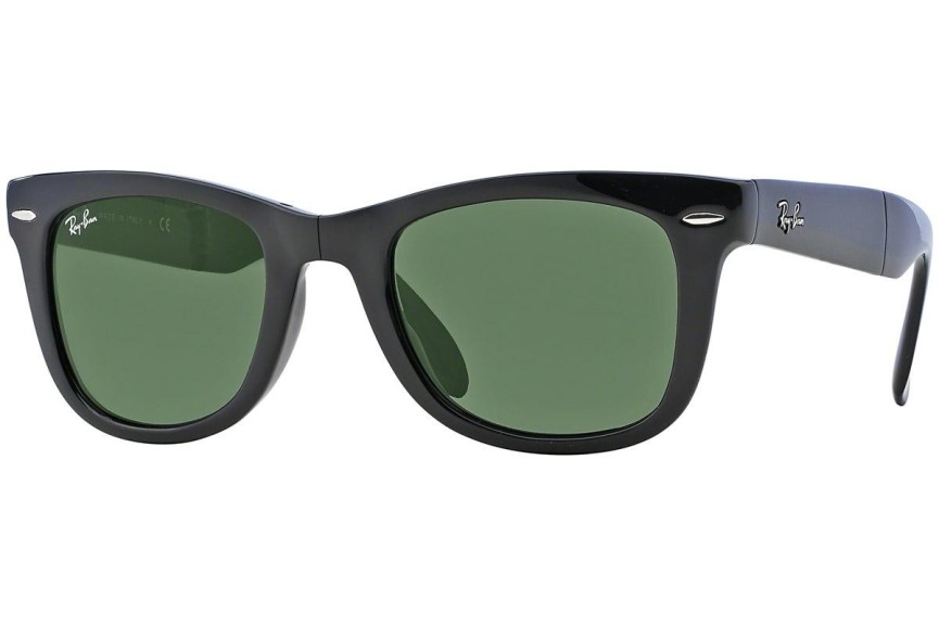 Sunglasses Ray-Ban Folding Wayfarer Classic RB4105 601 Quadratisch Schwarz