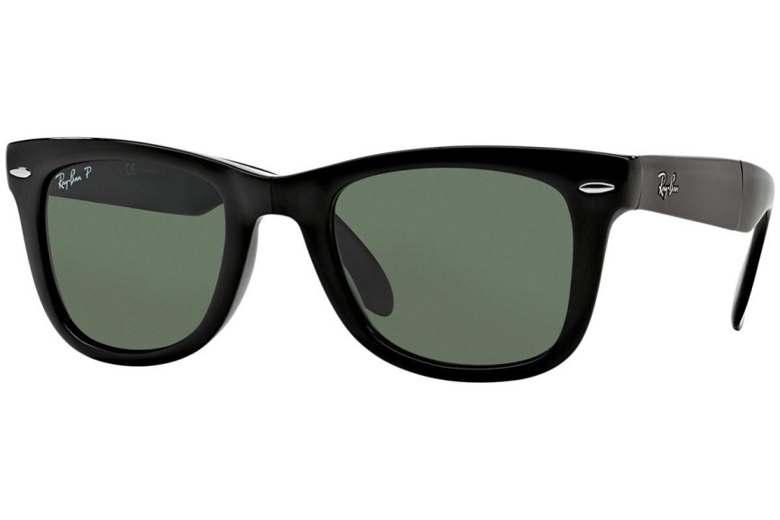 Sonnenbrille Ray-Ban Folding Wayfarer Classic RB4105 601/58 Polarized Quadratisch Schwarz