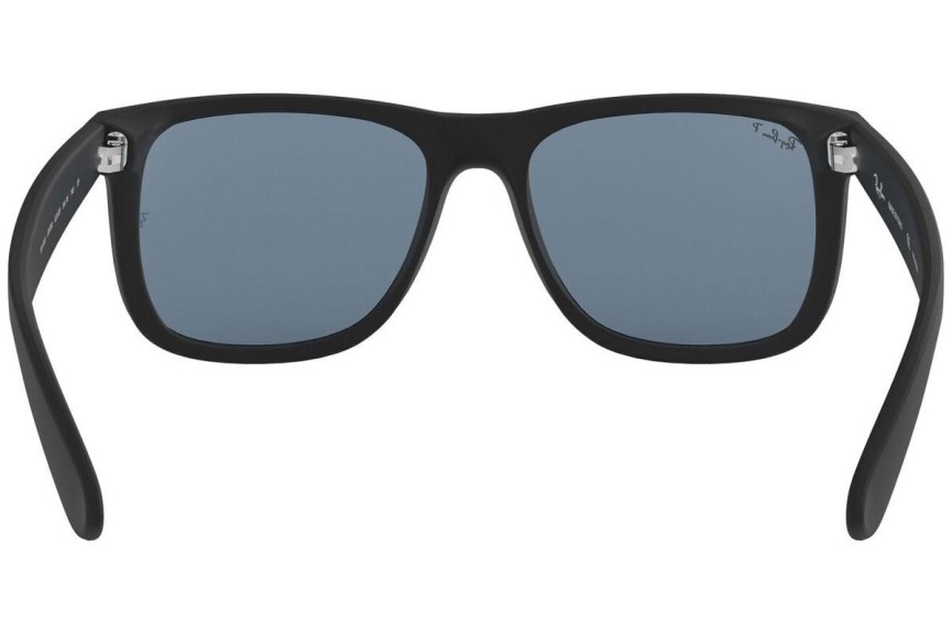 Sonnenbrille Ray-Ban Justin Classic RB4165 622/2V Polarized Quadratisch Schwarz