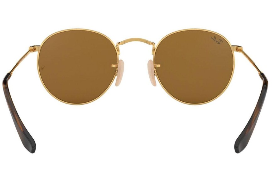 Sunglasses Ray-Ban Round Flat Lenses RB3447N 001/Z2 Rund Gold