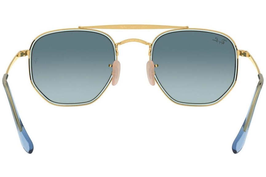 Sonnenbrille Ray-Ban The Marshal II RB3648M 91233M Quadratisch Gold