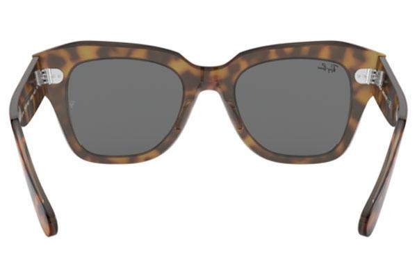 Sonnenbrille Ray-Ban State Street RB2186 1292B1 Quadratisch Havanna