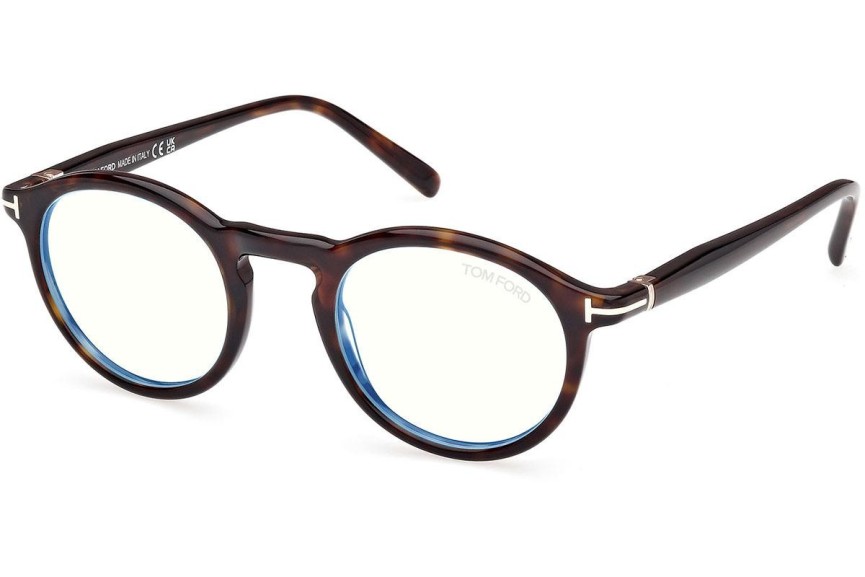 Brillen Tom Ford FT5979-B 052 Rund Havanna