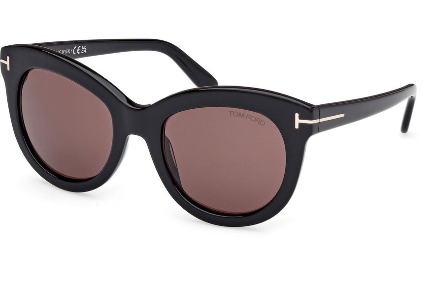 Sonnenbrille Tom Ford Odette FT1189 01E Cat Eye Schwarz