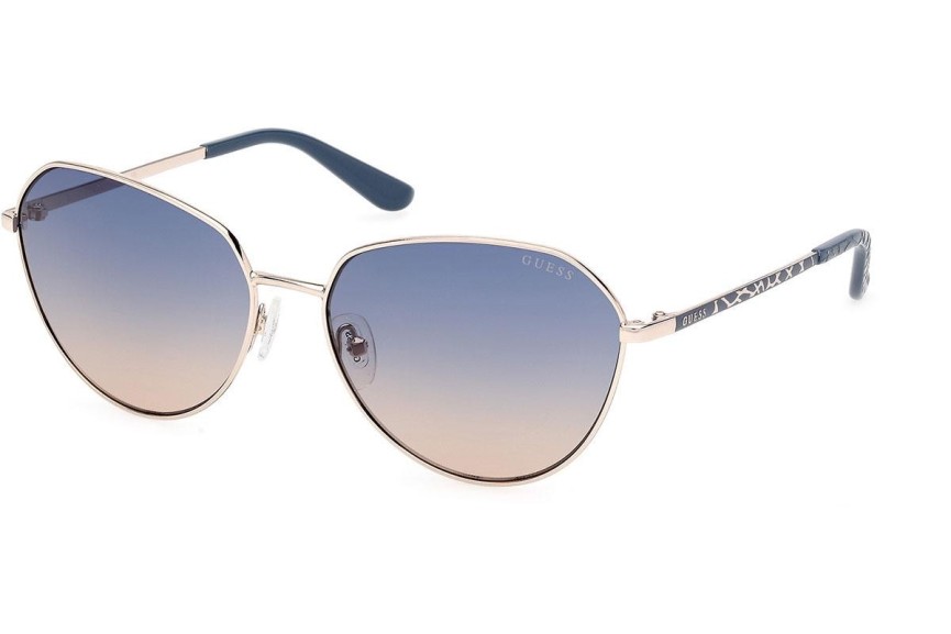 Sonnenbrille Guess GU00148 32W Rund Gold