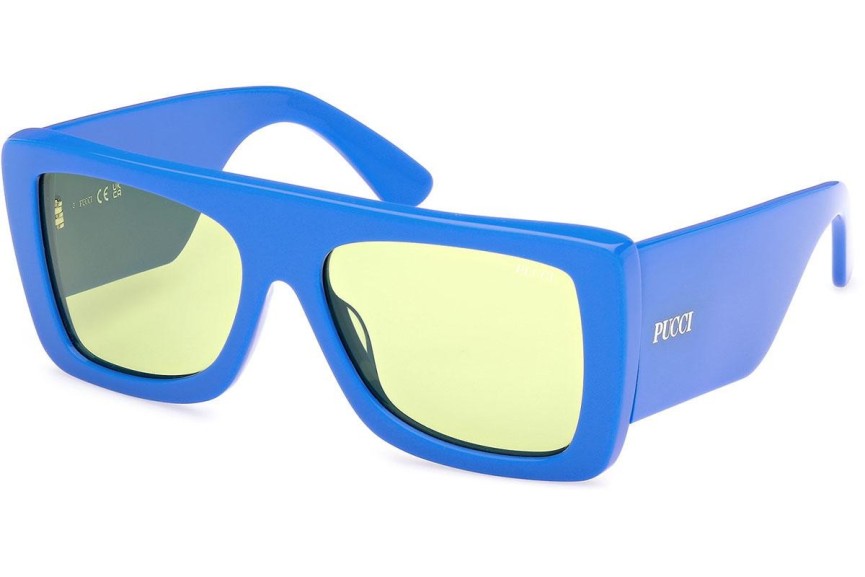 Sonnenbrille Emilio Pucci EP0230 90N Quadratisch Blau