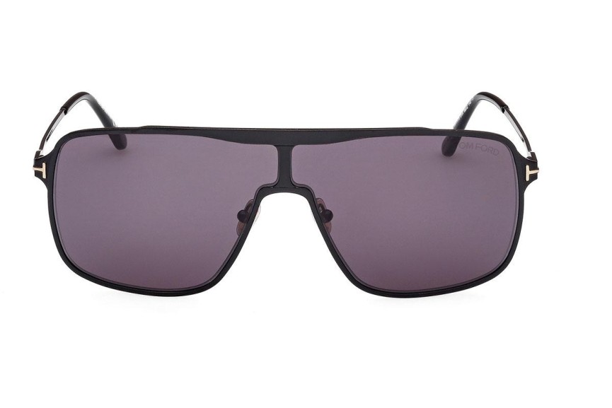 Sonnenbrille Tom Ford Zappa FT1173 01A Quadratisch Schwarz