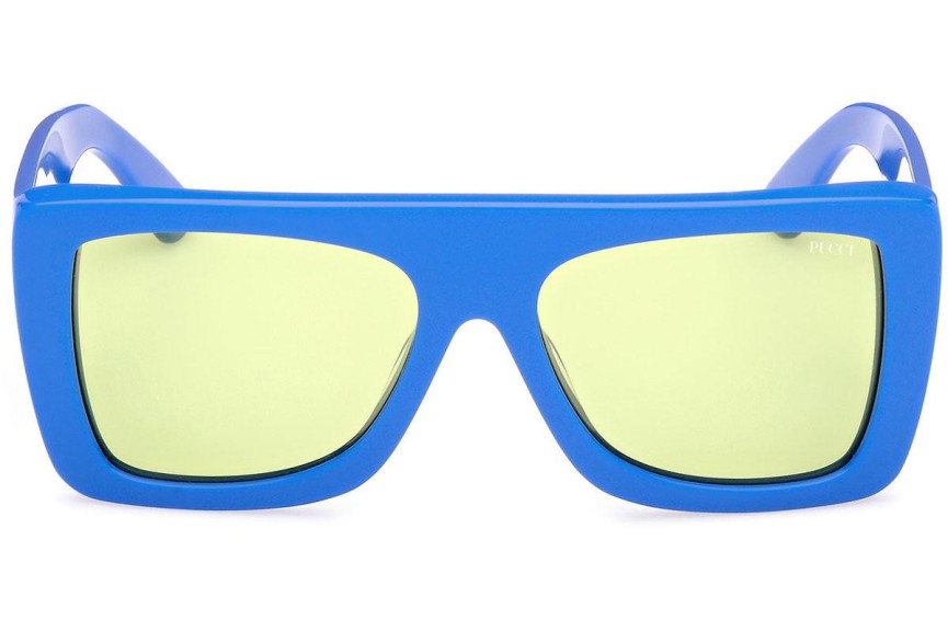 Sonnenbrille Emilio Pucci EP0230 90N Quadratisch Blau