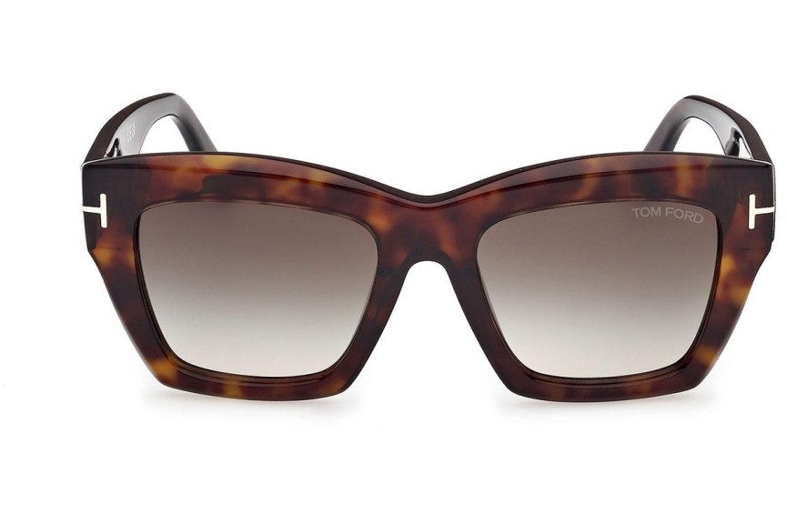 Sonnenbrille Tom Ford Luna FT1191 52B Cat Eye Havanna