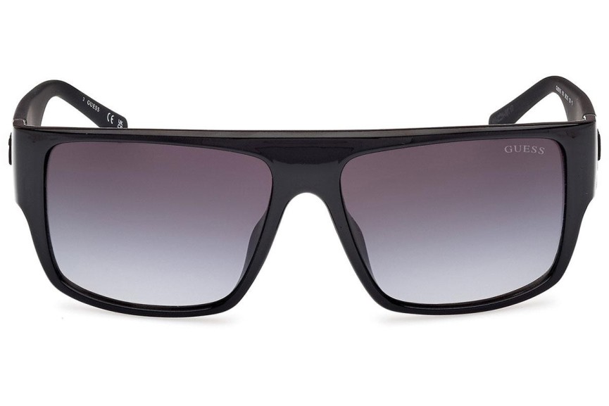 Sonnenbrille Guess GU00165 01B Quadratisch Schwarz