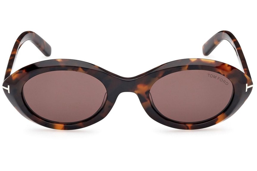 Sonnenbrille Tom Ford Carmen FT1186 52E Oval Havanna