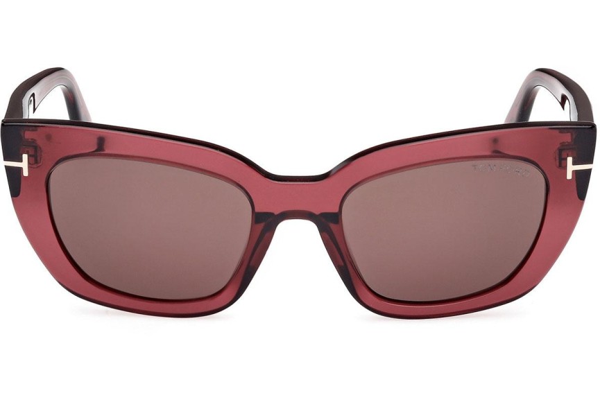 Sonnenbrille Tom Ford Athena FT1190 69E Cat Eye Rot