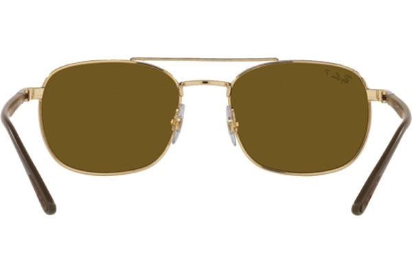 Sunglasses Ray-Ban Chromance Collection RB3670CH 001/AN Polarized Quadratisch Gold